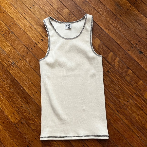 Garble Tank (Undyed) by Baserange - Picture 1 of 4
